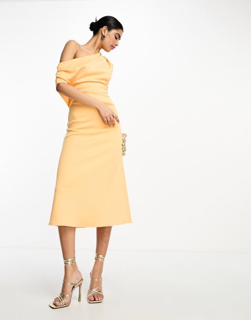 Asos knee best sale length dress