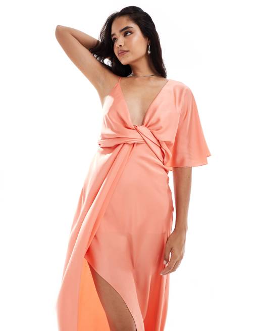 Coral bridesmaid dresses asos hotsell