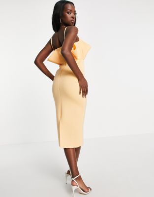 lemon pencil dress