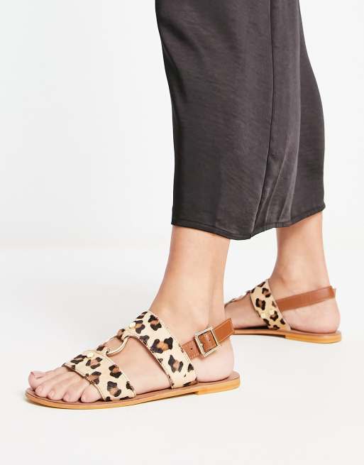 Leopard print sandals discount asos