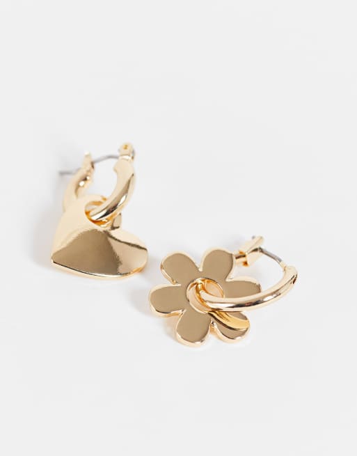 ASOS DESIGN – Färgglada örhängen och öronsmycke, några med hängen, 8-pack , 3 av 4