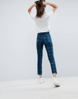 asos checkerboard pants