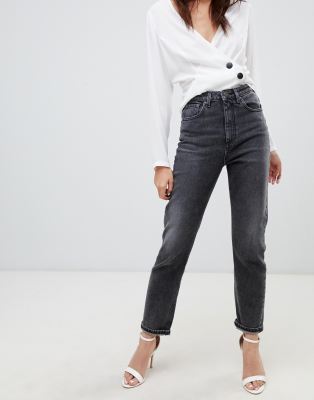 asos farleigh high waisted mom jeans