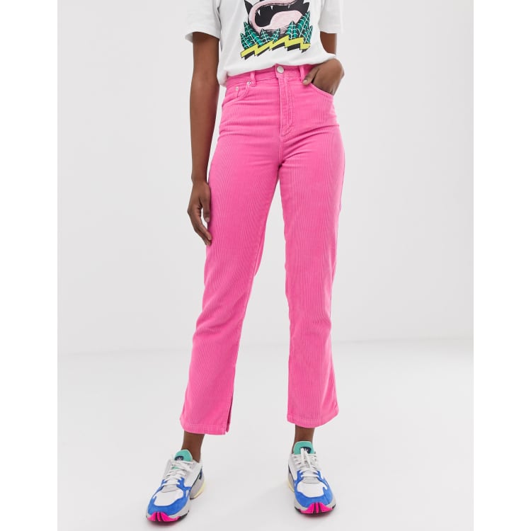 Zara, Jeans, Zara High Waisted Marine Sailor Jeans Pink