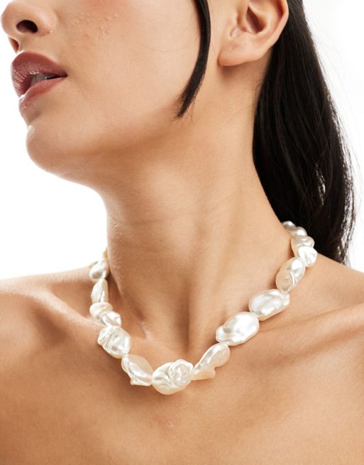 FhyzicsShops DESIGN faux freshwater pearl necklace