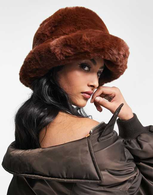 Asos fur deals hat