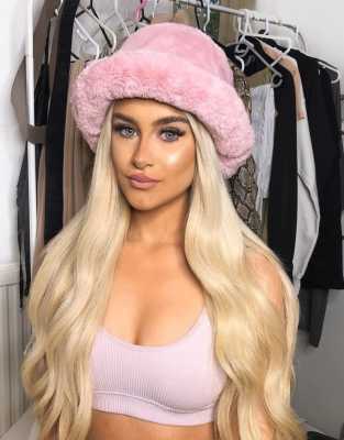 asos fur hat