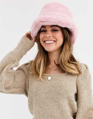 sheepskin bucket hat