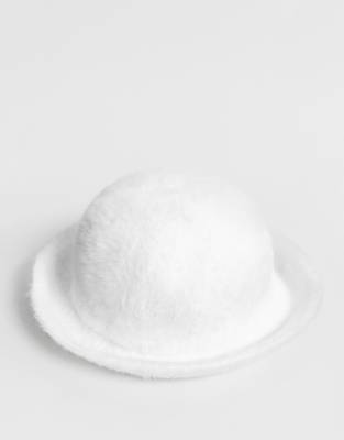 asos white bucket hat