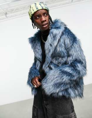 Faux fur jacket mens asos hotsell