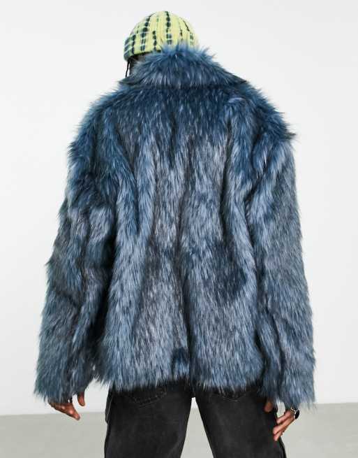 Asos fur outlet jacket mens