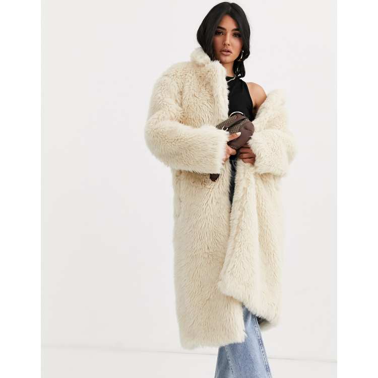 Long teddy coat asos best sale