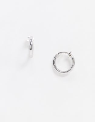 fake hoop earrings