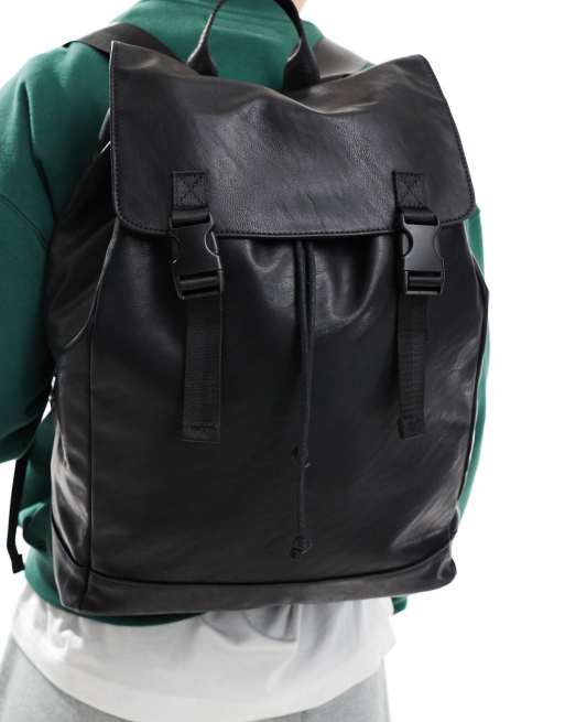 Asos leather rucksack hotsell