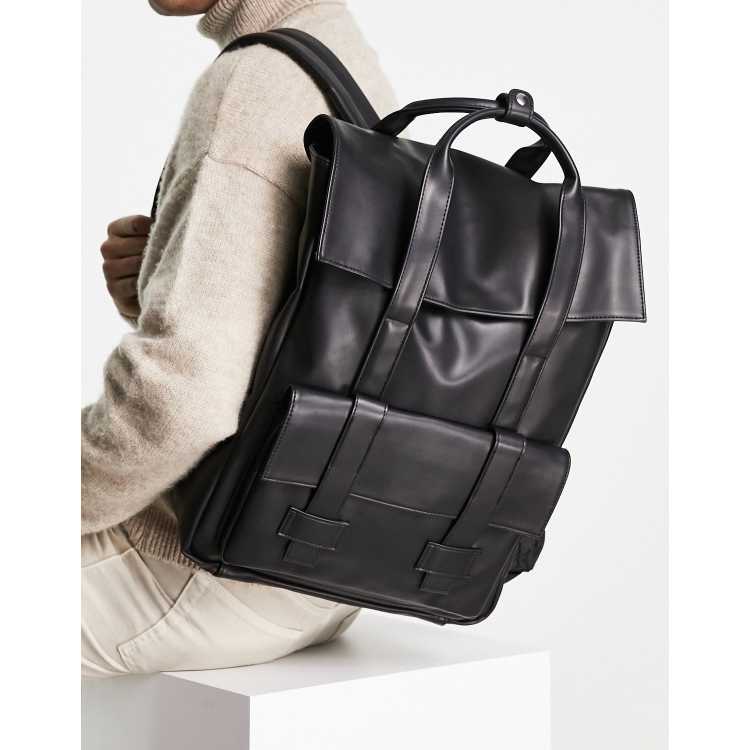 Asos 2024 leather rucksack