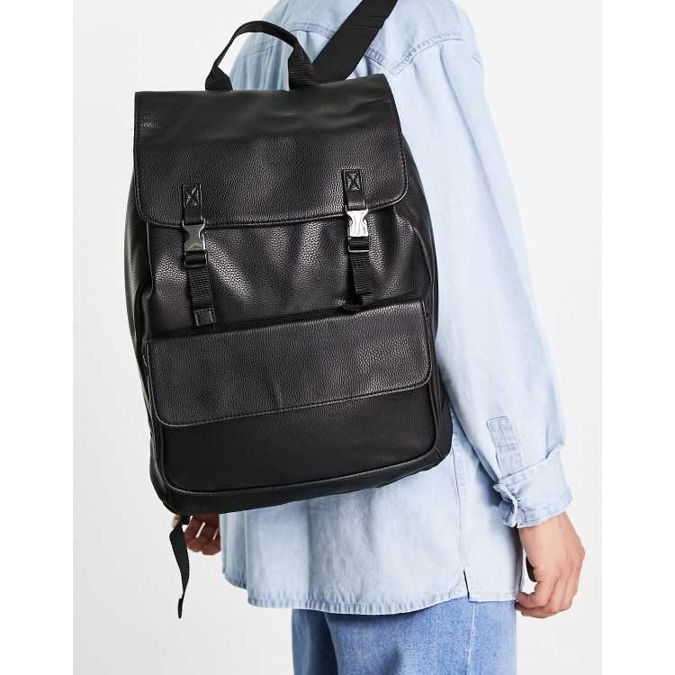 black mini backpack leather MONTBLANC MEISTERSTUCK BLACK LEATHER SOFT MINI BACKPACK NEW 100% GENUINE  ~$1695