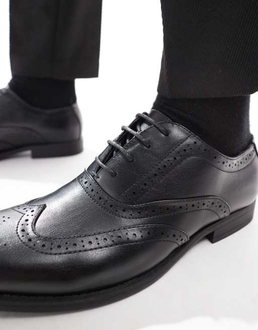 Asos hot sale leather brogues