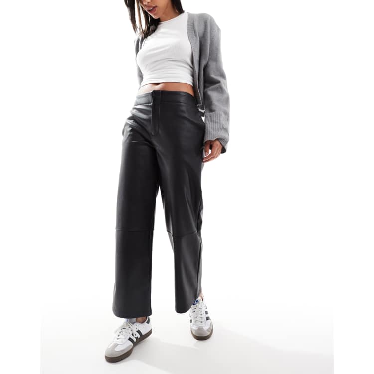 パンツ IIROT / Aynthetic Leather Cropped Pants IIROT/イロット】Aynthetic Leather Cropped Pant 020-022-WP50