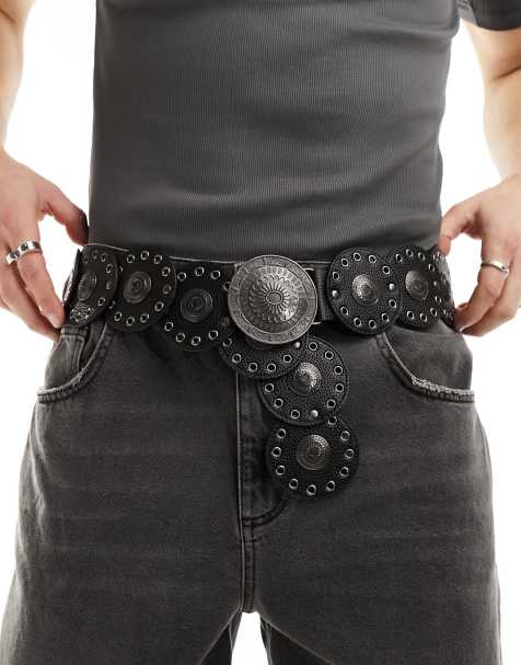 Asos mens belts sales