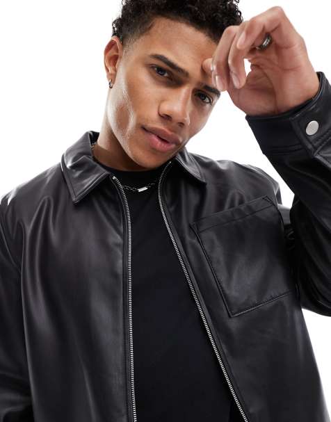 ASOS DESIGN - Blouson Harrington - Noir