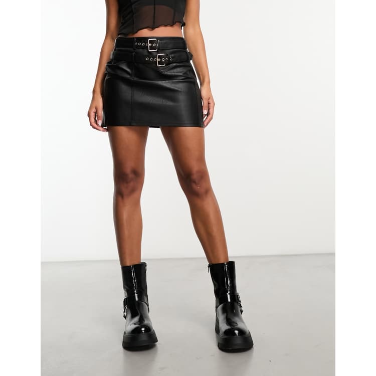 Leather mini skirt asos best sale