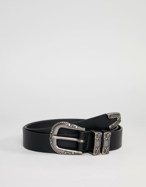 Asos double buckle on sale belt