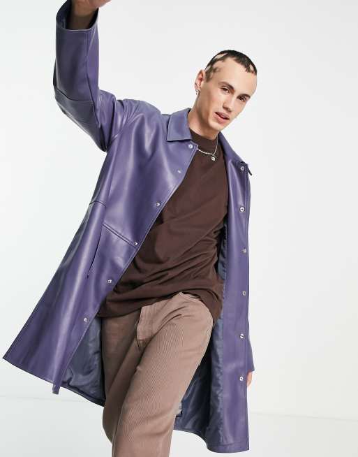 Asos purple coat best sale