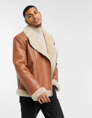 asos aviator jacket