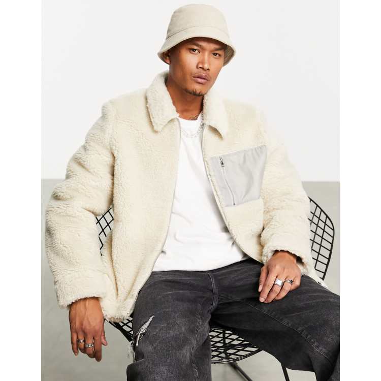 Asos Vintage Style Faux Shearling Coat, $113, Asos