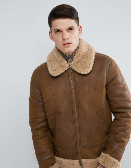 Asos Vintage Style Faux Shearling Coat, $113, Asos