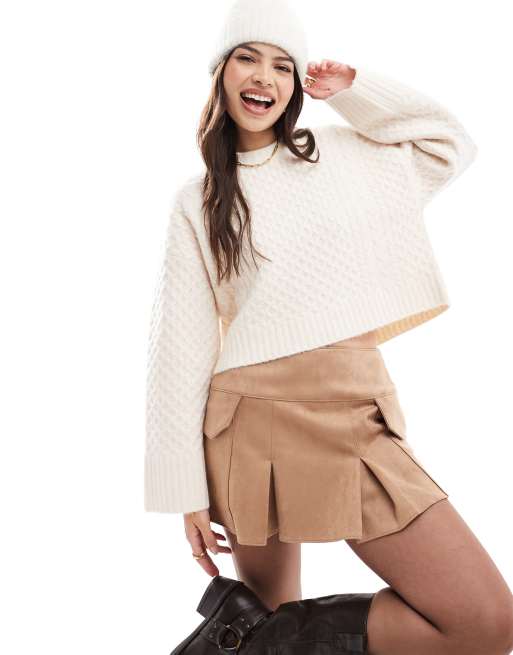 Beige skirt asos hotsell