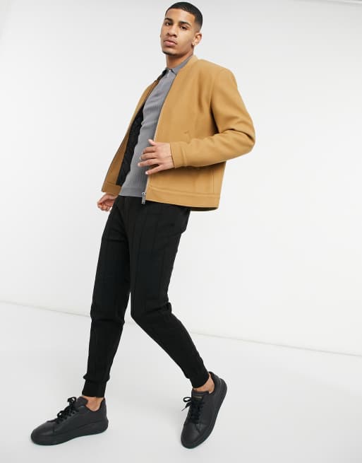 Camel bomber jacket clearance mens