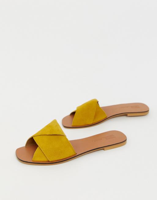 Asos hot sale yellow sandals