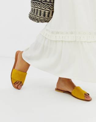 asos leather sandals