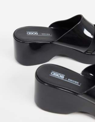 double strap plastic sandals