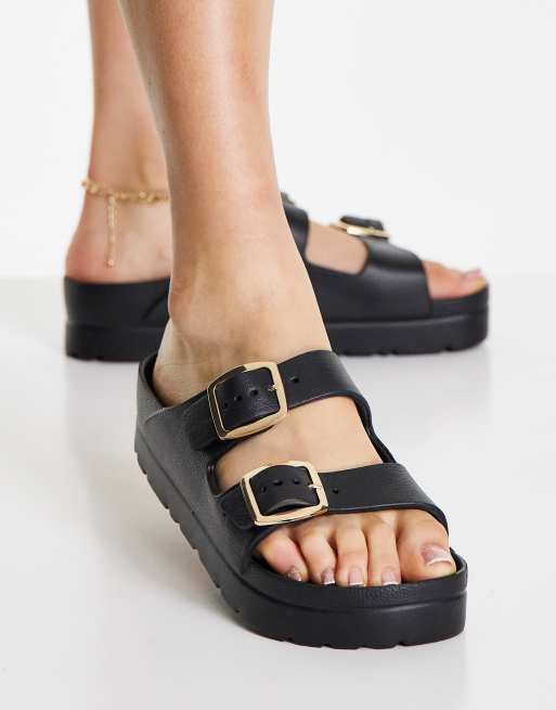 Asos best sale black flatforms