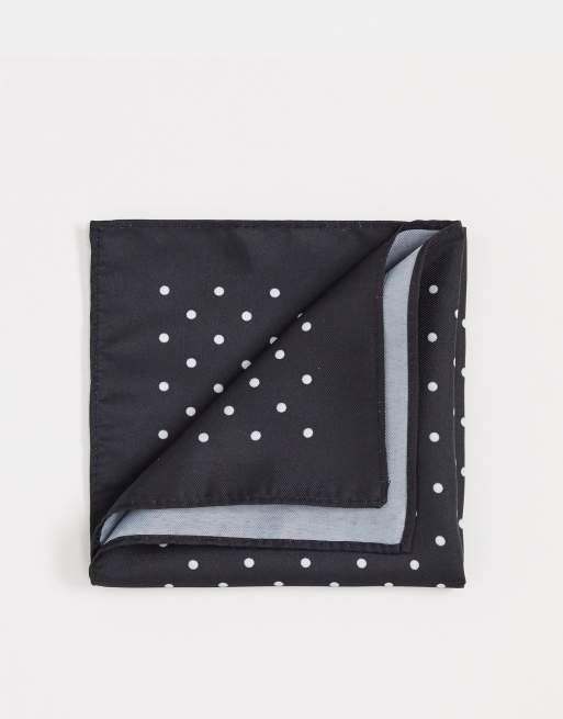 ASOS DESIGN - Fazzoletto da taschino a pois