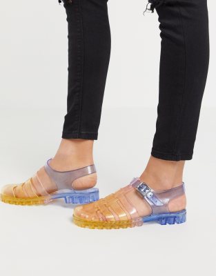 women's jelly fisherman sandals