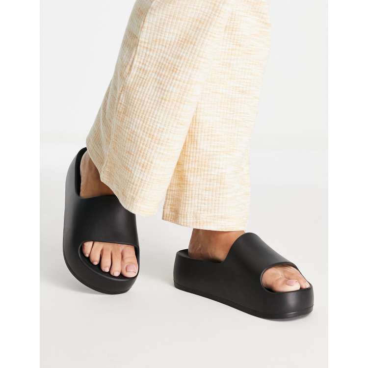 Asos hot sale black sliders