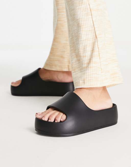 Asos best sale black sliders