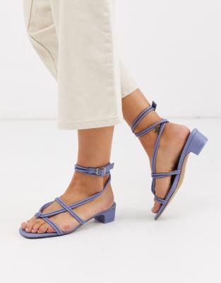 asos tie sandals