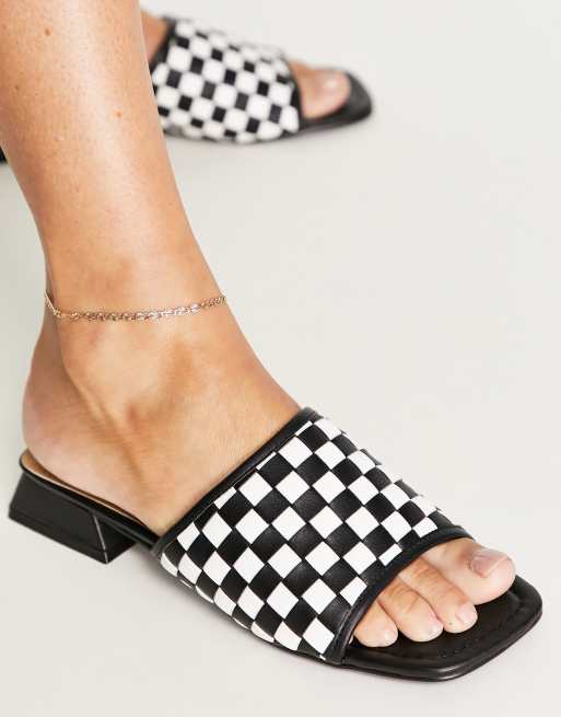 Checkerboard sandals best sale