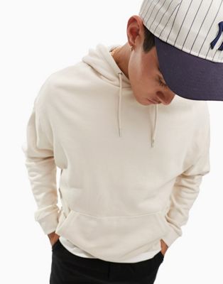 ASOS DESIGN oversized hoodie in beige - ASOS Price Checker