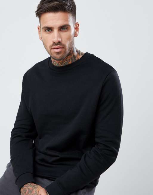 ASOS DESIGN - Felpa nera