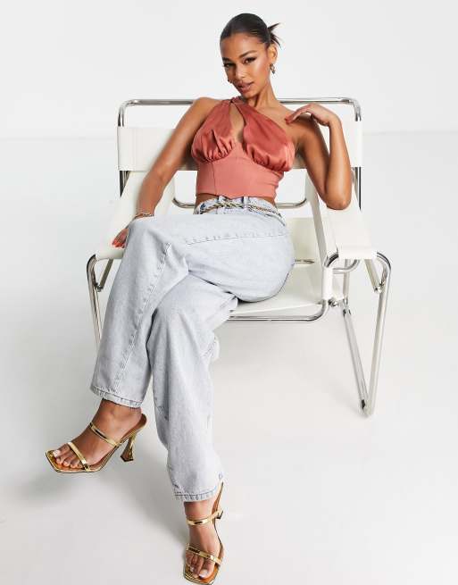 ASOS DESIGN – Fest – Dimrosa enaxlad korsett med kupor, 3 av 4