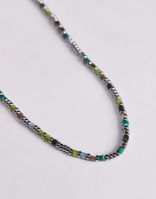 Asos Design Festival Beaded Necklace