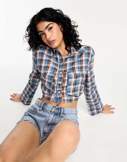 Checked shirt outlet womens asos