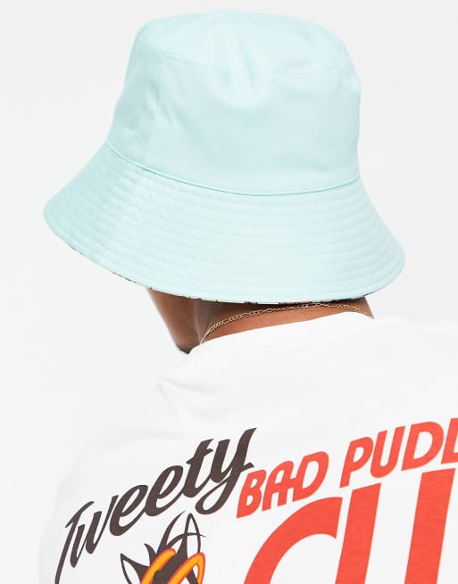 ASOS DESIGN – Festival – Helmönstrad vändbar solhatt med brett brätte, 3 av 4