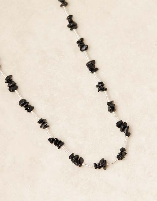 ASOS DESIGN - Festival - Kralenketting in zwart, 3 van 3