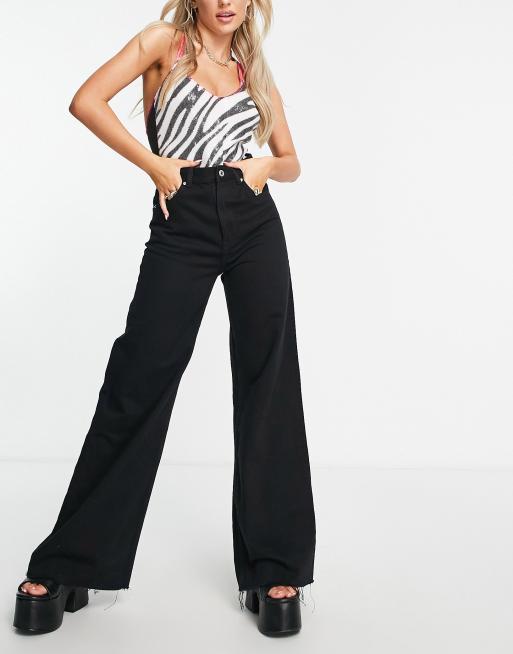ASOS DESIGN - Festivalbodystocking med pailletter og zebramønster, 4 af 4